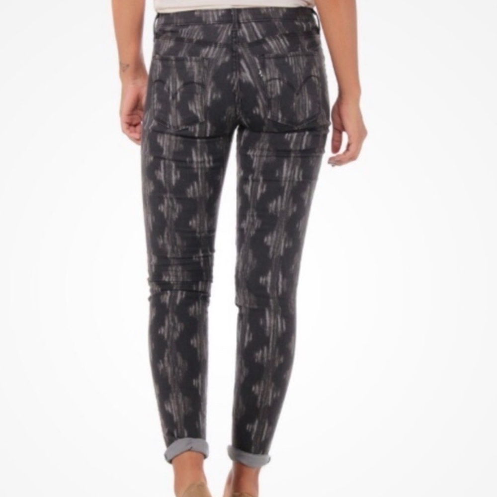 Levi's Reversible Black Patterned/Gray Women Leggings - Picture 2 of 8